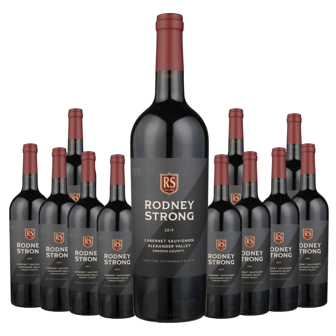 2019 Rodney Strong Cabernet Sauvignon Alexander Valley 12 Bottle Case
