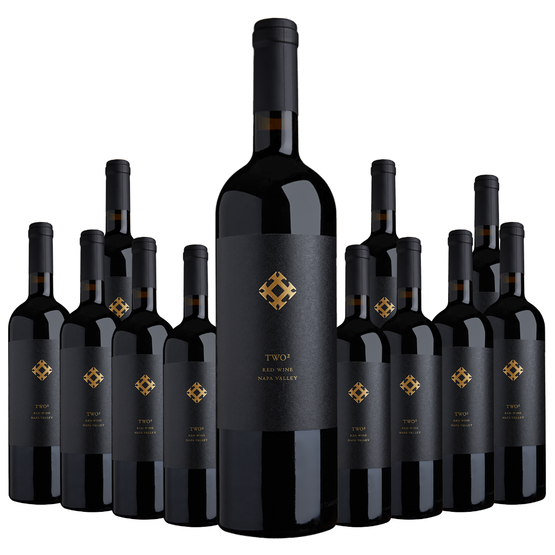 2019 Two Squared Red Wine Napa Valley 12 Bottle Case