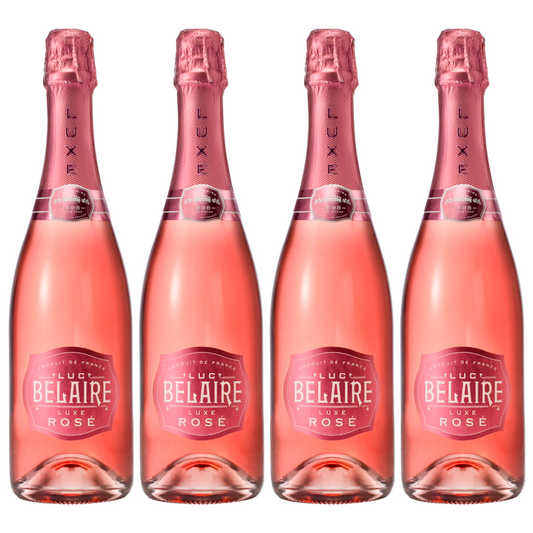 Luc Belaire Luxe Rose 4 Bottle Combo