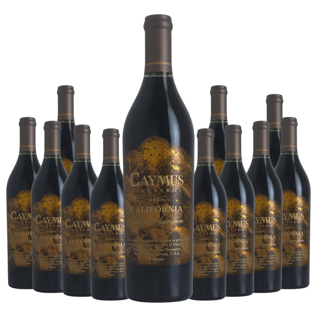 2021 Caymus Vineyards Cabernet Sauvignon California 12 Bottle Case