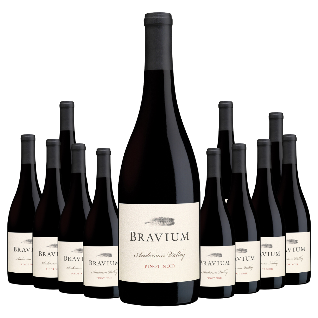 2022 Bravium Pinot Noir Anderson Valley 12 Bottle Case